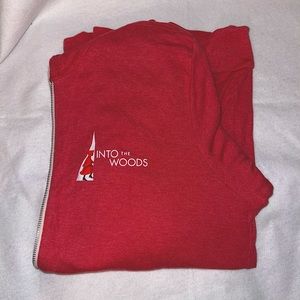 NWOT Into The Woods Broadway Little Red Zip-Up Sweatshirt - Genuine Merchandise